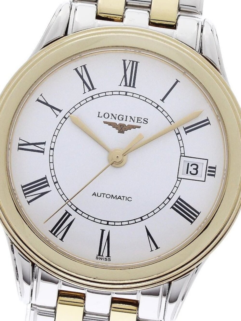 LONGINES Flagship L4.774.3 Date white Dial Automatic Men's Watch_963360